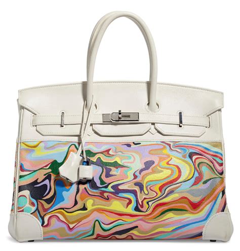 Max Paints Bags Custom Painted Hermes Bags Birkins Kellys